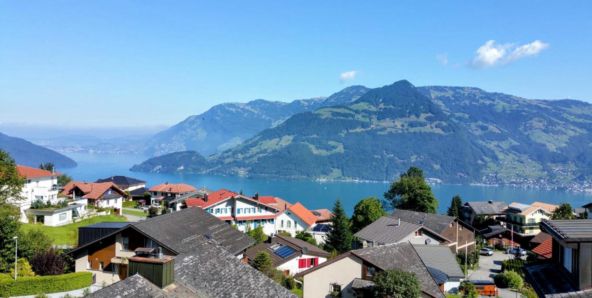 Elfe-Apartments Ferienmietwohnungen Emmetten Esterno foto